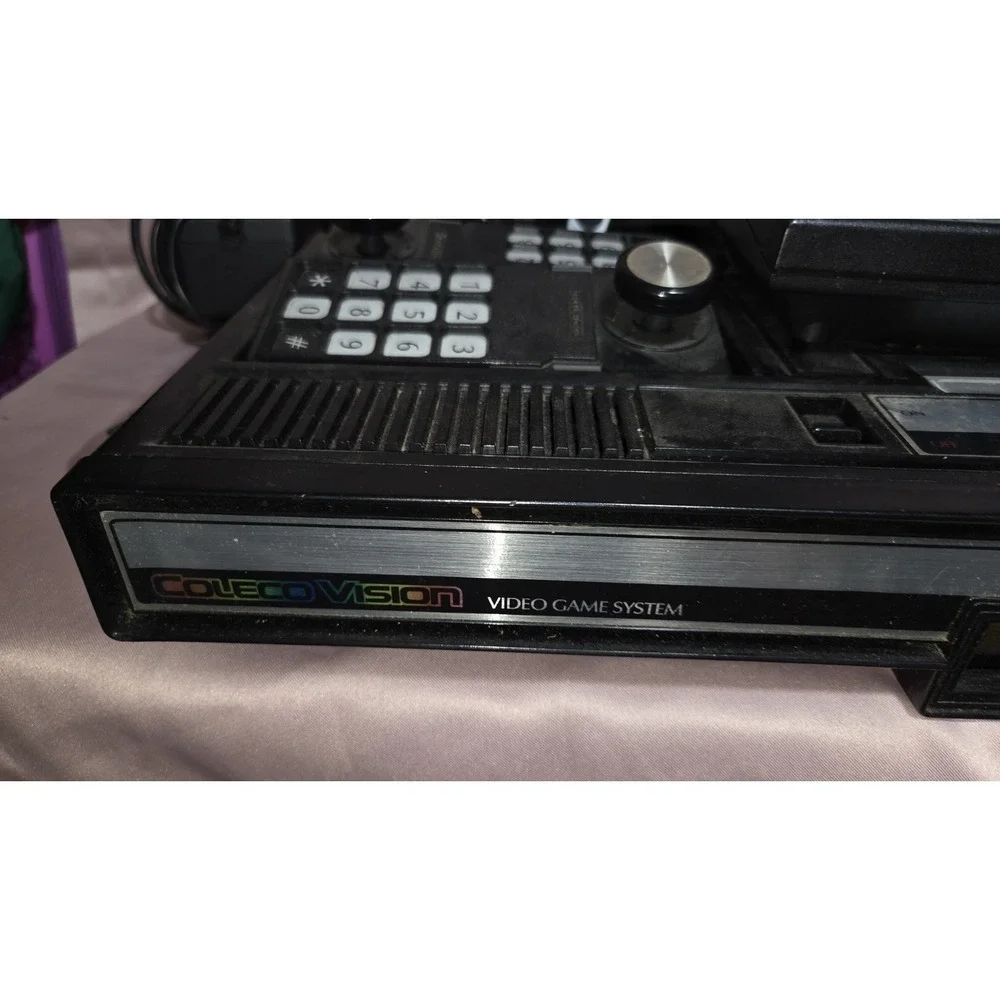 Coleco Vision Console Bundle Controllers & Expansion, UNTESTED